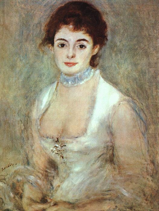 Pierre Renoir Portrait of Madame Henriot oil painting picture